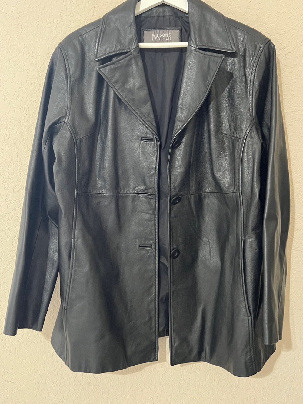 Wilsons Leather Black Leather Blazer Jacket for Women - Picture 2 of 10